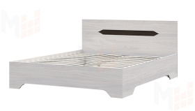Кровать 1,6 м с ортопедом Валенсия КР-012 дуб анкор светлый
