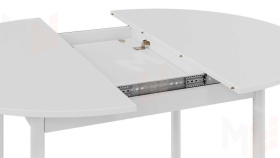 Стол обеденный раздвижной Терра Белый, Белый матовый