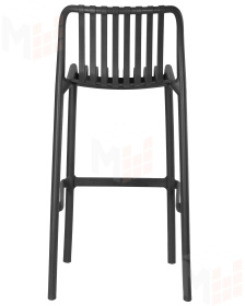 Стул барный DOBRIN CHLOE BAR (темно-серый)