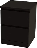 Комод Варма 2  ясень черный