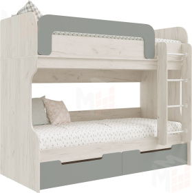 Кровать двухъярусная Юниор-4 (шарли бриз)