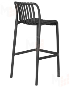 Стул барный DOBRIN CHLOE BAR (темно-серый)