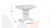 Стол обеденный Портофино - СМ(ТД)-105.01.11(1) Белый глянец, Стекло глянцевое белый мрамор