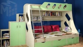 Двухъярусная кровать Фанки Кидз 16