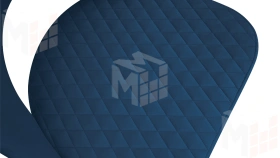 Стул Гэтсби К3 Белый матовый, Велюр Confetti Blue