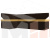 Кухонный угловой диван Омура левый угол (Желтый\коричневый)