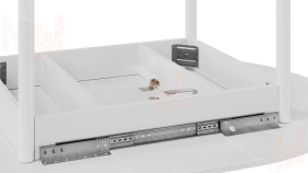 Стол обеденный раздвижной Терра Белый, Белый матовый