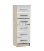 Комод Мартина 400 (сонома/белый глянец)