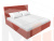Интерьерная кровать Кариба 180 (Коралловый)