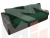 Прямой диван Меркурий еврокнижка (Зеленый\Коричневый)