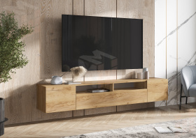 Тумба ТВ Сити (дуб крафт золотой)