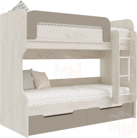 Кровать двухъярусная Юниор-4 (шарли мокко)