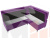 Кухонный уголок Стайл правый угол (Фиолетовый)