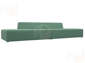 Диван прямой модульный Монс лофт ( Амур зеленый )