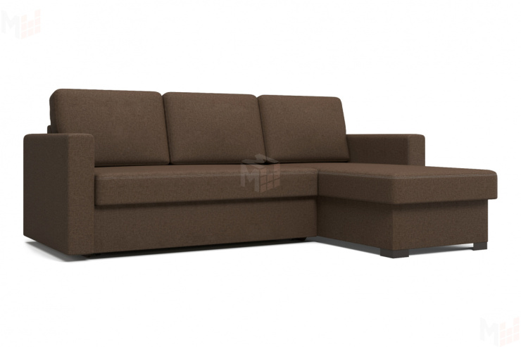 Угловой диван Джессика коричневый