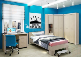 Подростковая мебель Фанки Тайм - готовая комната №16