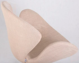 Кресло дизайнерское DOBRIN SWAN (бежевая ткань IF1)