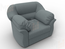 Кресло Карнелла ( Амур 07 серый )