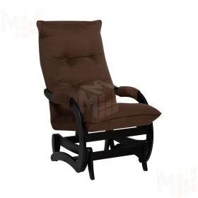 Кресло-маятник Leset Луно (Венге/V23 молочный шоколад)