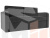 Детский диван трансформер Смарт (Серый\Черный)