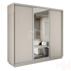 Шкаф-купе Экспресс трио 1 зеркало 2400 (Кашемир)