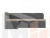 Кухонный угловой диван Форест левый угол (Бежевый\Серый)