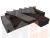 Угловой диван Дубай правый угол (Коричневый)