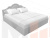 Интерьерная кровать Афина 160 (Белый)