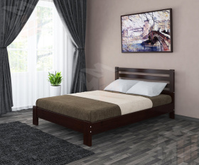 Кровать из массива Вероника 160*200 (орех темный)