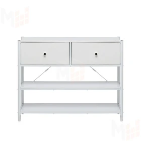 Комод Leset Нирита/Хайди с полками 2 ящика (Белый/Белый/Белый)