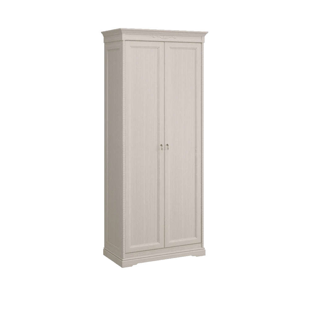 Шкаф распашной Патрисия -2, дуб беленый