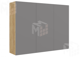 Уголок школьника Бостон (крафт золотой/серый шифер)