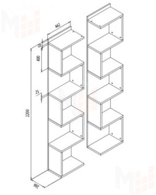 Детская мебель Фанки Сити, композиция 1