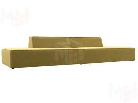 Диван прямой модульный Монс лофт ( Желтый )