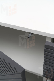 Комод Копенгаген (Белый/серый графит)