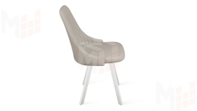 Стул Франк (паук) исп. 2 - ДП2-30 Белый матовый/Catania Ivory (бежевый)