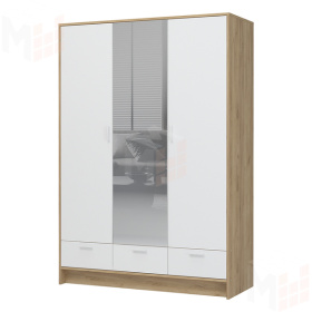 Шкаф 3-х створчатый с зеркалом Ирис ШК-03
