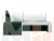 Кухонный угловой диван Кармен левый угол (Зеленый\Белый)