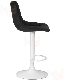 Стул барный DOBRIN TAILOR WHITE (черный велюр (MJ9-101))