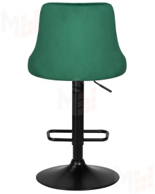 Стул барный DOBRIN JOSEPH BLACK (зеленый велюр (MJ9-88))