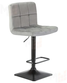 Стул барный DOBRIN DOMINIC (серый велюр (MJ9-75))