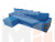 Угловой диван Венеция левый угол (Голубой)