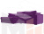 Угловой диван Пекин угол левый (Фиолетовый)