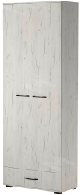 Шкаф с ящиком ИТАЛИЯ ШК1Я-800 Крафт белый