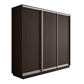 Шкаф-купе Оптим 3-х дверный  1 секция (ЛДСП) 210 см. 1 штанга, 11 полок, 4 ящика