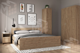 2.04.01.070.3 ПЕГАС шкаф 1 дверь сборная RU сонома