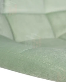 Стул барный DOBRIN TAILOR WHITE (пудрово-мятный велюр (MJ9-87))