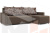 Угловой диван Челси (Цветы коричневый)