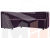 Кухонный угловой диван Лофт левый угол (Фиолетовый\Бежевый)