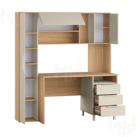 Стол рабочий Комфорт 12.95 N Дуб сонома, Сатин 